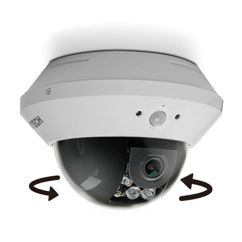 Avtech 2MP Panning Fixed Lens Dome Camera (AVT1303) - BBEW
