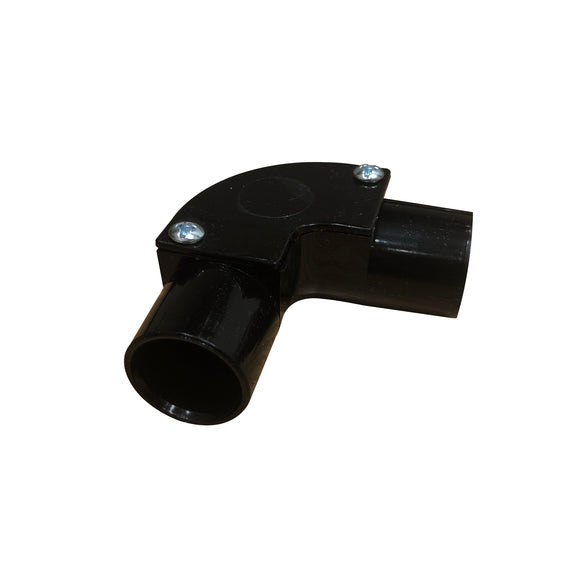 20mm PVC Inspection Bend - Black (20IEB)