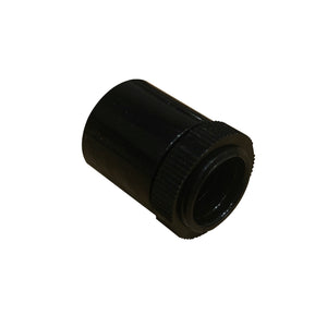20mm PVC Male Adaptor with Lock Ring - Black (20MAPB)