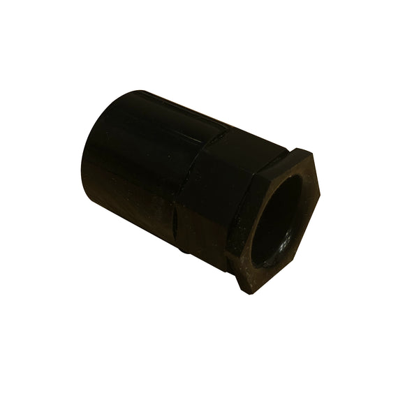 25mm PVC Conduit Female Adaptor with Male Bush - Black (25FAPB)