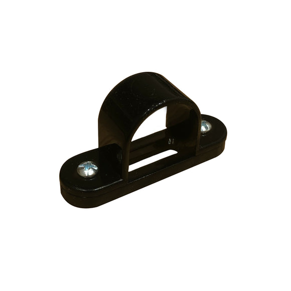 25mm PVC Spacer Bar Saddle - Black (25SBSB)