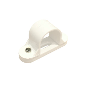 25mm PVC Spacer Bar Saddle - White (25SBSW)