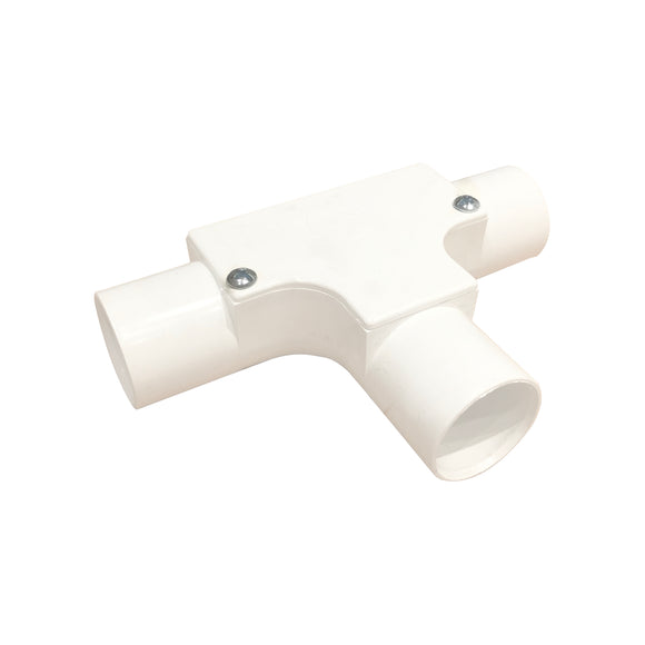 25mm PVC Inspection Tee - White (25ITW)