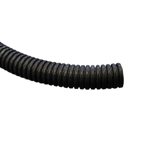 25mm Corrugated Flexible Contractor Pk C/W 10x Fittings & Locknuts (10m length) - Black (KCCP25CP)