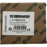 Crabtree Starbreaker Miniture Compact 32A 30mA Type B RCBO (61/BM3230)
