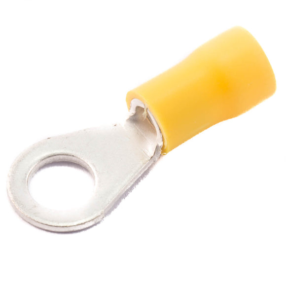 SWA 6.5mm Yellow Ring Terminal Crimp - Pack of 100 (65YER)