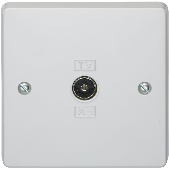 Crabtree Coaxial Socket Outlet - Isolated (7267) - BBEW