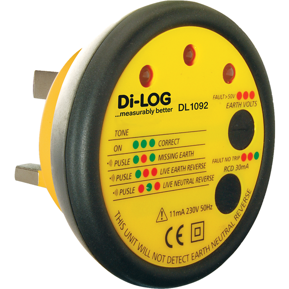 Di-Log Socket Tester With Buzzer (DL1092)