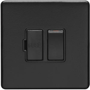 Eurolite Concealed Matt 13A Fused Switched Spur (ECMBSWFB)