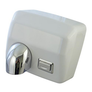 Heavy Duty 2.5kW Push Button Hand Dryer - White (HDM25PWHI)