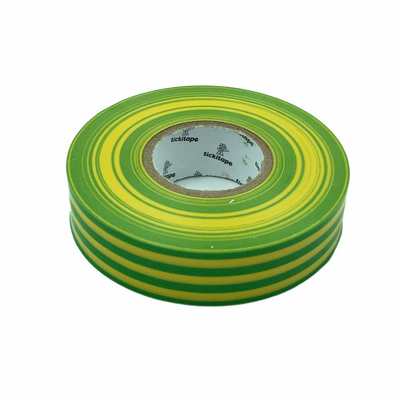 PVC Insulation Tape (33 Meters) - Green/Yellow