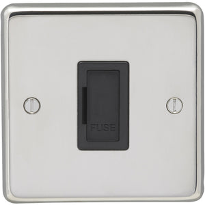 Eurolite Polished Stainless Steel 13A Unswitched Spur (PSSUSWFB) - BBEW