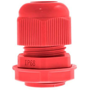 Unicrimp 25mm Plastic Cable Gland - Red (PCG25R)