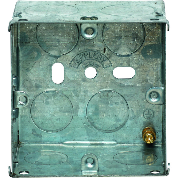 Appleby 1G 47mm Galvanised Steel Installation Box SB618 - BBEW