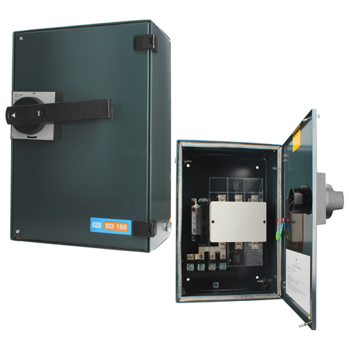 CED 100A Isolator TPN Steel Enclosure