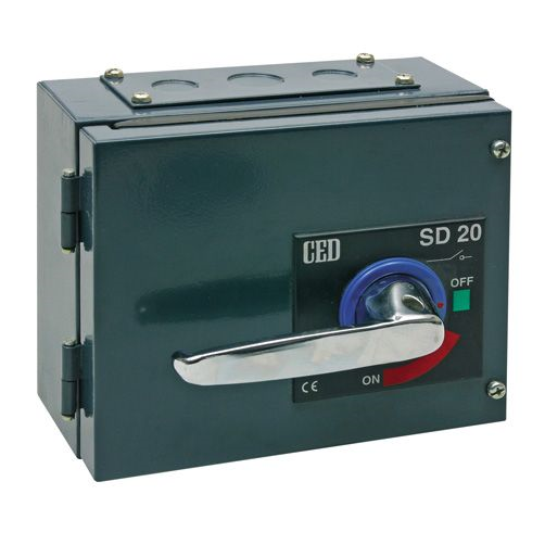 CED 20A Isolator TPN Steel Enclosure