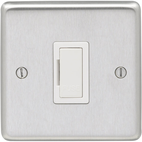 Eurolite Satin Stainless Steel 13A Unswitched Spur (SSSUSWFW)
